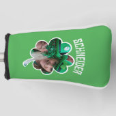 Individuelle Name Irish Klee Foto St Patricks Day Golf Headcover (Vorderseite)