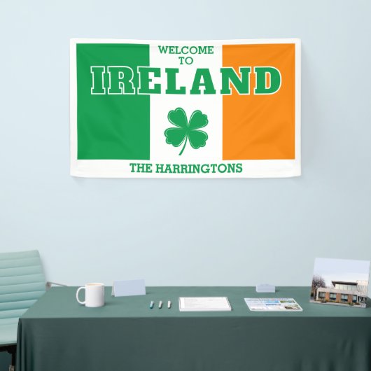 Individuelle Name Irland Banner (Messeveranstaltung)
