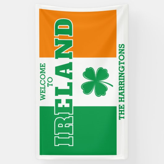 Individuelle Name Irland Banner (Vertikal)