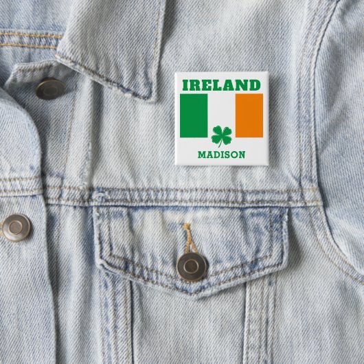 Individuelle Name Irland Button (Beispiel)