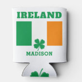 Individuelle Name Irland Dosenkühler (Rückseite)