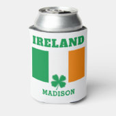 Individuelle Name Irland Dosenkühler (Kanne Rückseite)