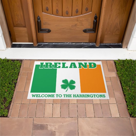 Individuelle Name Irland Fußmatte (Außenbereich)
