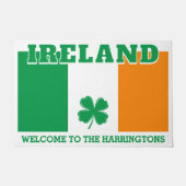 Individuelle Name Irland Fußmatte (Vorderseite)