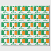 Individuelle Name Irland Geschenkpapier (Flach)