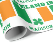 Individuelle Name Irland Geschenkpapier (Rolleneckpunkt)