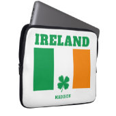 Individuelle Name Irland Laptopschutzhülle (Vorne Rechts)