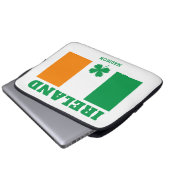 Individuelle Name Irland Laptopschutzhülle (Vorne Knopf)