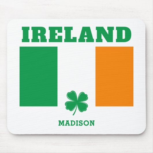 Individuelle Name Irland Mousepad (Vorne)