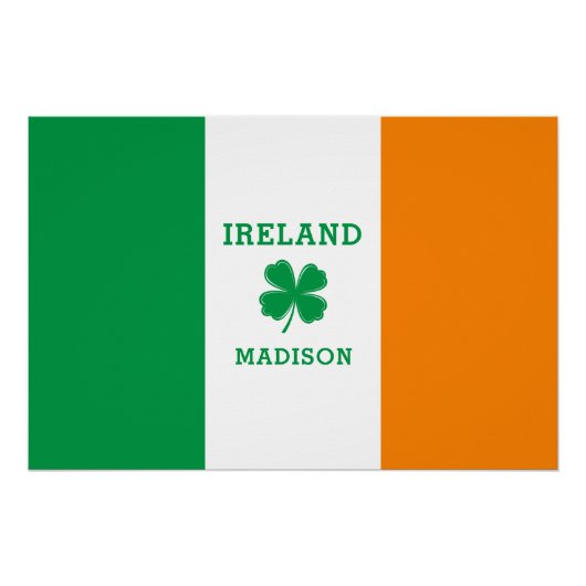 Individuelle Name Irland Poster (Vorderseite)