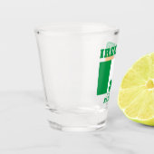Individuelle Name Irland Schnapsglas (Links)