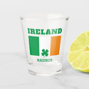 Individuelle Name Irland Schnapsglas