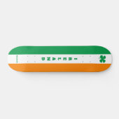 Individuelle Name Irland Skateboard (Horizontal)