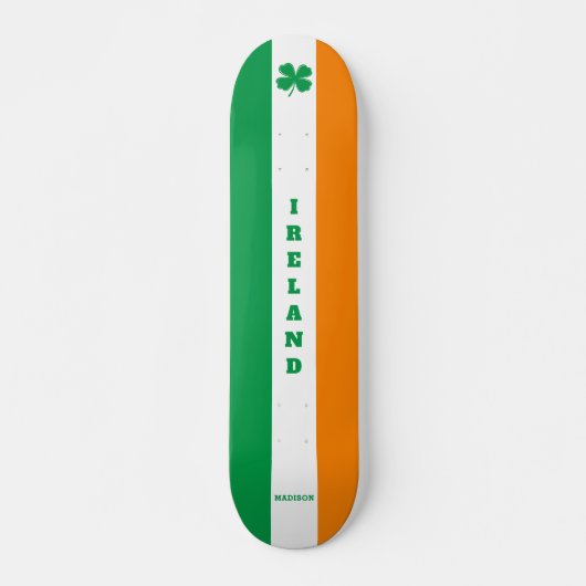 Individuelle Name Irland Skateboard (Vorne)