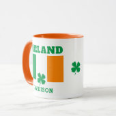 Individuelle Name Irland Tasse (Vorderseite Links)