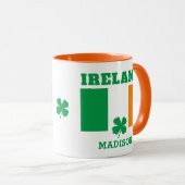 Individuelle Name Irland Tasse (VorderseiteRechts)