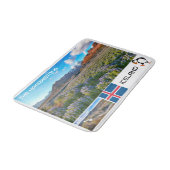 Individuelle Name Island Badematte (Schrägansicht)