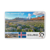 Individuelle Name Island Badematte (Vorderseite)