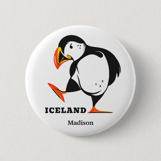 Individuelle Name Island Button (Vorderseite)