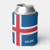 Individuelle Name Island Flag Dosenkühler (Kanne Vorderseite)