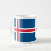 Individuelle Name Island Kaffeetasse (Vorderseite Links)