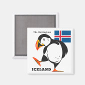 Individuelle Name Island Magnet (Vorderseite/Rückseite)