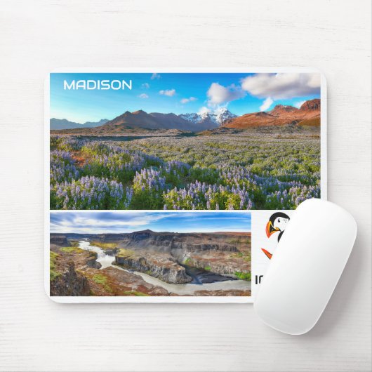 Individuelle Name Island Mousepad (Mit Mouse)