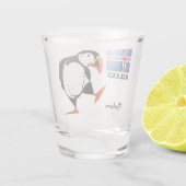 Individuelle Name Island Schnapsglas (Rückseite)