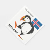 Individuelle Name Island Serviette (Ecke)