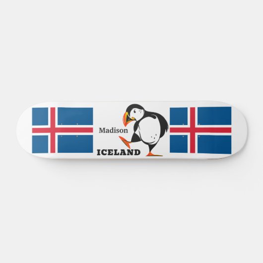 Individuelle Name Island Skateboard (Horizontal)