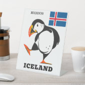 Individuelle Name Island Sockelschild (In SItu)