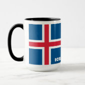 Individuelle Name Island Tasse (Links)