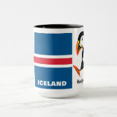 Individuelle Name Island Tasse (Zentrum)