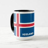 Individuelle Name Island Tasse (Vorderseite Links)