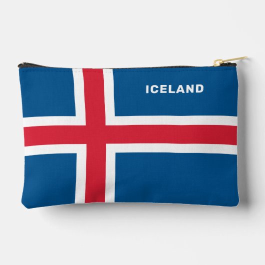 Individuelle Name Island Zubehörtasche (Rückseite)