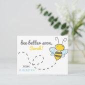 *Individuelle Name* ist bald besser! Niedlich Get  Postkarte (Stehend Vorderseite)