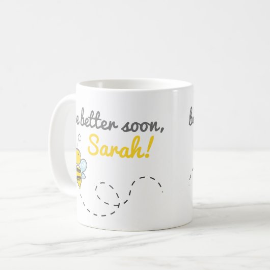 *Individuelle Name* ist bald besser! Niedliche Woh Kaffeetasse (Vorderseite Links)