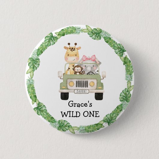 individuelle Name ist eine WILD ONE Schaltfläche Button (Vorderseite)