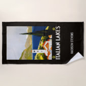 Individuelle Name Italienischer Seen Strandtuch (Vorderseite)