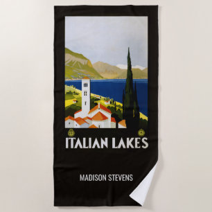 Individuelle Name Italienischer Seen Strandtuch