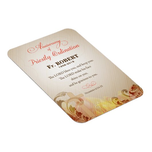 Individuelle Name & Jahr, 60. Priesterliche Ordina Magnet (Rechte Seite)