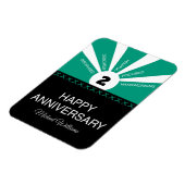 Individuelle Name & Jahr, Jahr der Mitarbeiter Magnet (Linke Seite)