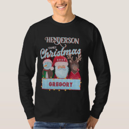 Individuelle Name Jahr Matching Weihnachten der We T-Shirt