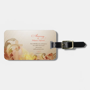 Individuelle Name & Jahr Nun, 60. Jahrestag Religi Gepäckanhänger