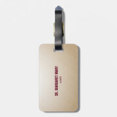 Individuelle Name & Jahr Nun, 60. Jahrestag Religi Gepäckanhänger (Rückseite vertikal)