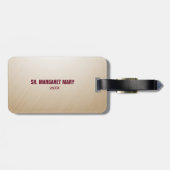 Individuelle Name & Jahr Nun, 60. Jahrestag Religi Gepäckanhänger (Rückseite horizontal)