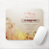 Individuelle Name & Jahr Nun, 60. Jahrestag Religi Mousepad (Mit Mouse)