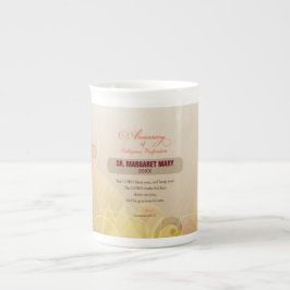 Individuelle Name & Jahr Nun, 60. Jahrestag Religi Porzellantasse