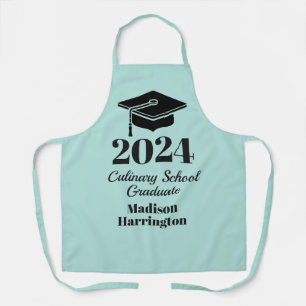 Individuelle Name, Jahr und Farbe Abschluss Schürze