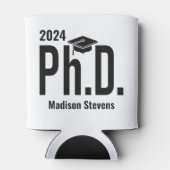 Individuelle Name, Jahr und Farbe Doktortitel: Dosenkühler (Rückseite)